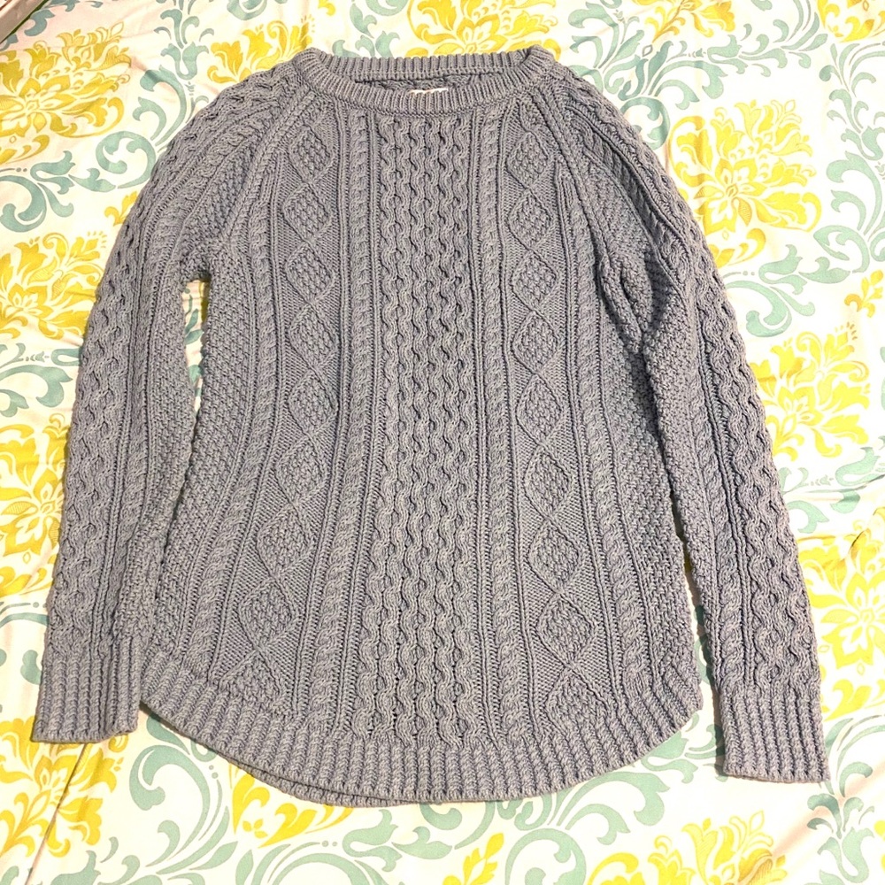 L.L. Bean XS Women's Fisherman Tunic Sweater NWT